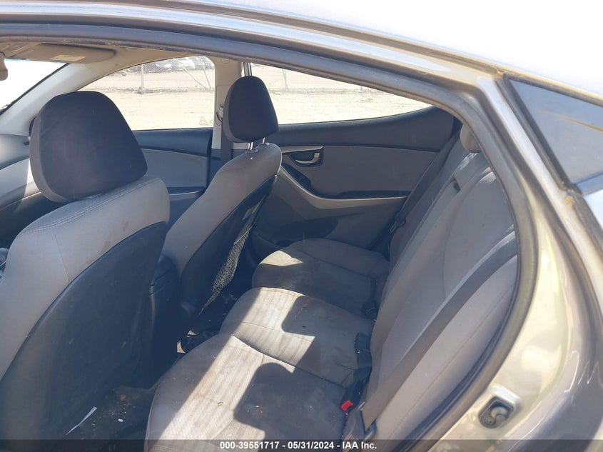 2013 Hyundai Elantra Gls VIN: 5NPDH4AE3DH223041 Lot: 39551717