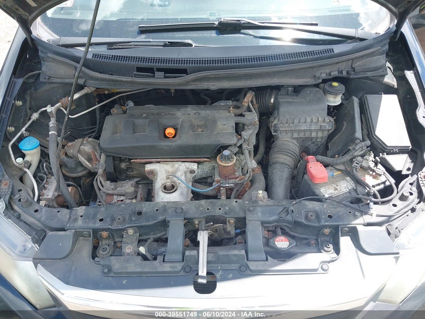 2012 Honda Civic Ex VIN: 2HGFB2F81CH314772 Lot: 39551749