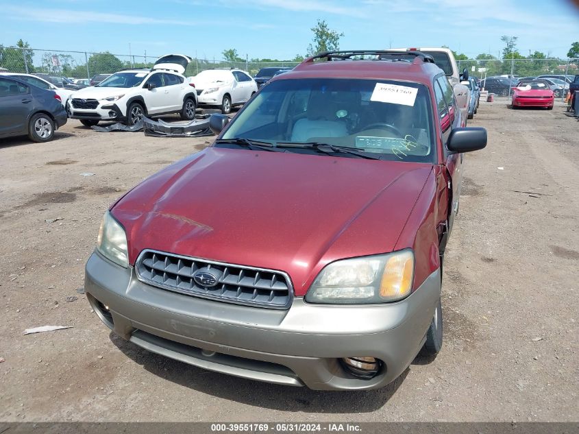 2004 Subaru Outback VIN: 4S3BH675147646666 Lot: 39551769