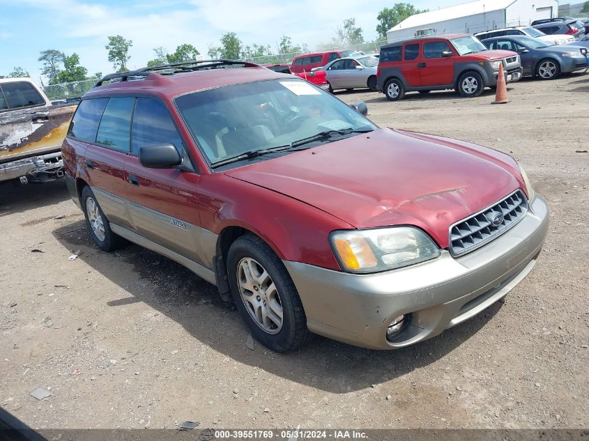 2004 Subaru Outback VIN: 4S3BH675147646666 Lot: 39551769