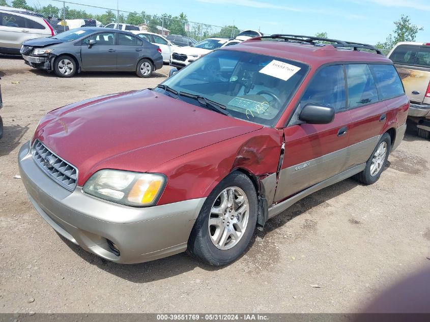 2004 Subaru Outback VIN: 4S3BH675147646666 Lot: 39551769