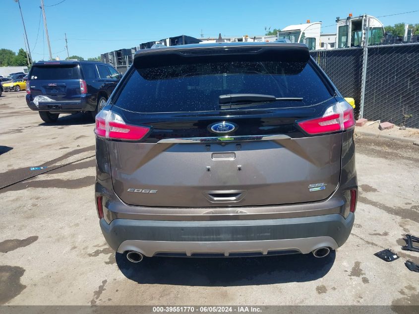 2019 Ford Edge Sel VIN: 2FMPK4J9XKBB12833 Lot: 39551770