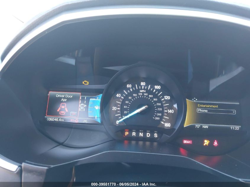 2019 Ford Edge Sel VIN: 2FMPK4J9XKBB12833 Lot: 39551770