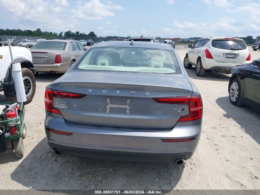 2020 Volvo S60 T6 Momentum VIN: 7JRA22TKXLG063952 Lot: 39551781
