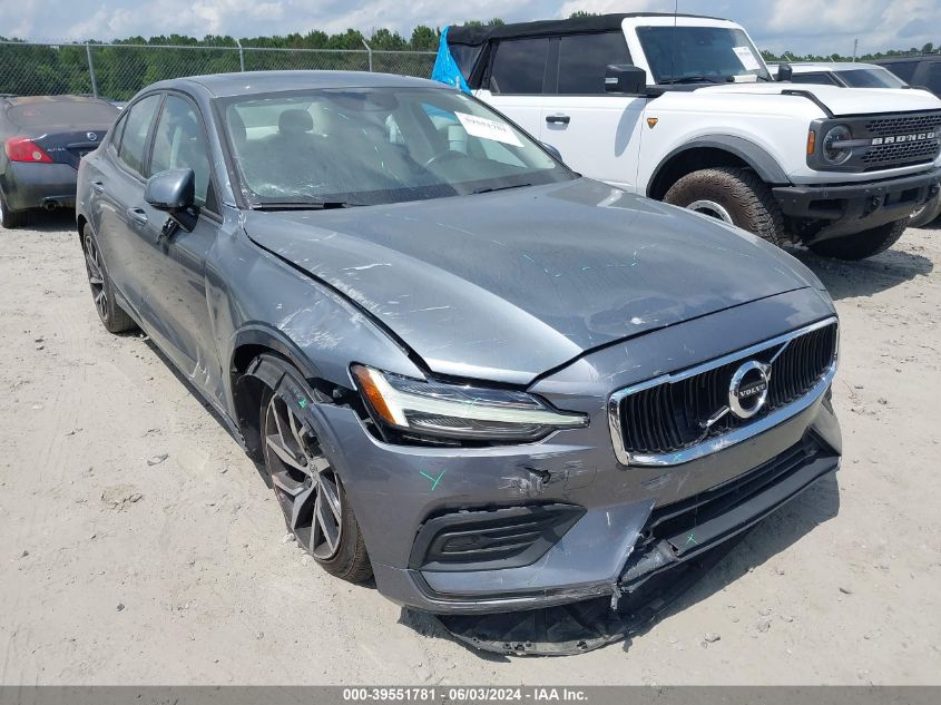 2020 Volvo S60 T6 Momentum VIN: 7JRA22TKXLG063952 Lot: 39551781