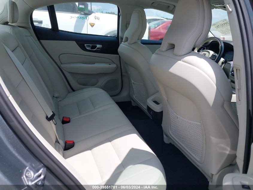 2020 Volvo S60 T6 Momentum VIN: 7JRA22TKXLG063952 Lot: 39551781