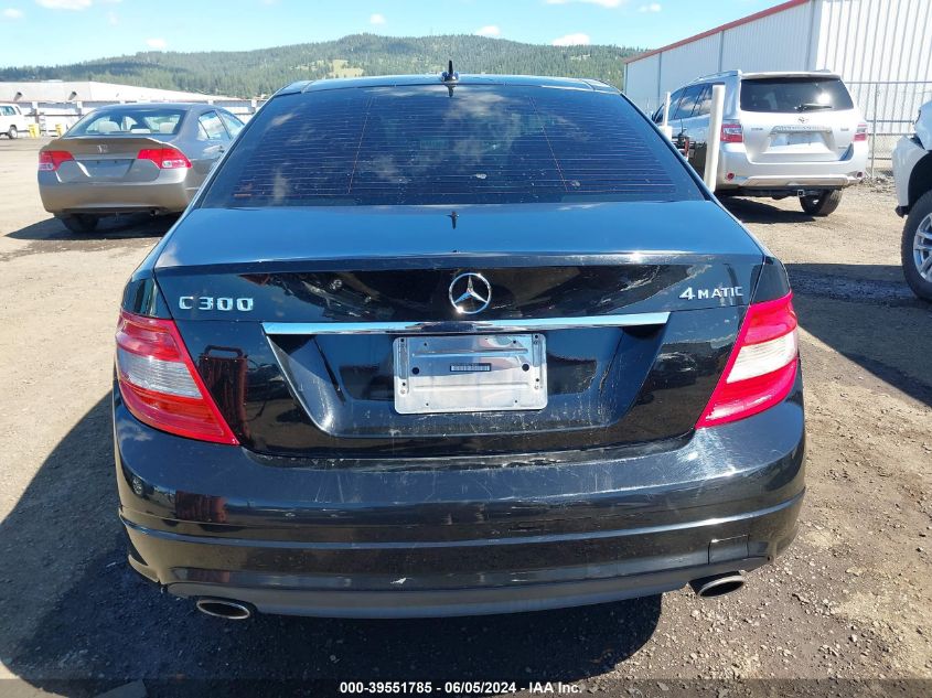 2009 Mercedes-Benz C 300 Luxury 4Matic/Sport 4Matic VIN: WDDGF81XX9R076850 Lot: 39551785