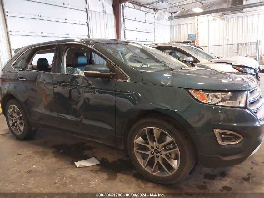 2016 Ford Edge Titanium VIN: 2FMPK4K83GBB78234 Lot: 39551790