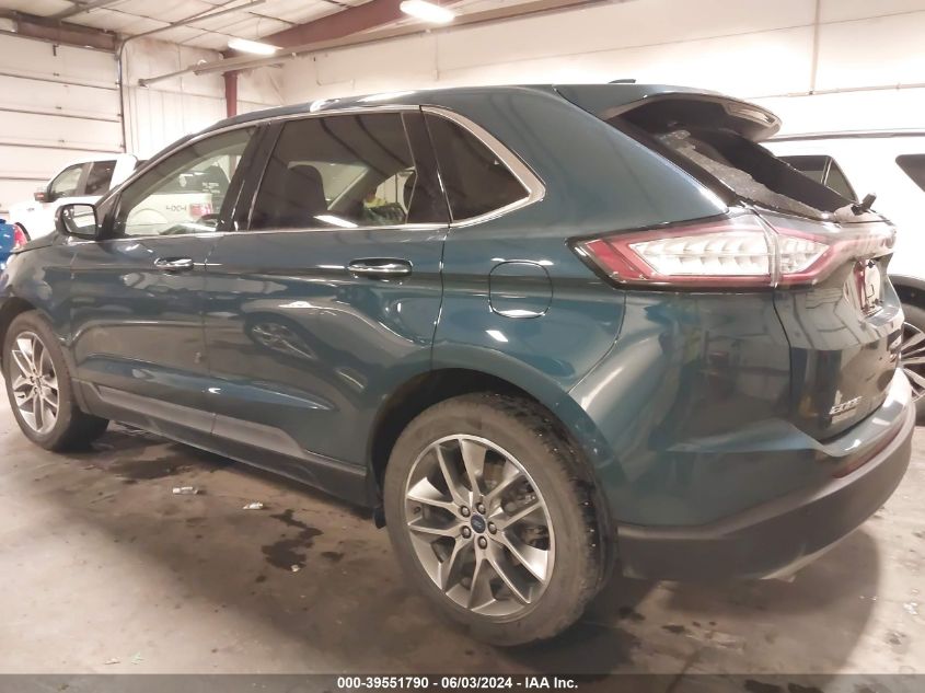 2016 Ford Edge Titanium VIN: 2FMPK4K83GBB78234 Lot: 39551790
