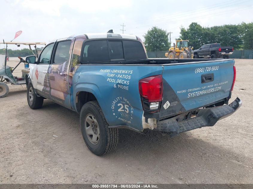 2020 Toyota Tacoma Double Cab/Sr/Sr5 VIN: 5TFAX5GN9LX187233 Lot: 39551794