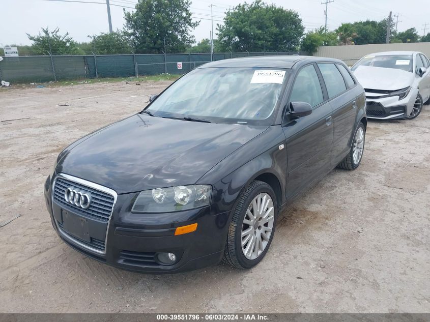 2006 Audi A3 2.0T VIN: WAUNF78P96A199340 Lot: 39551796