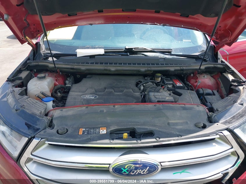 2015 Ford Edge Sel VIN: 2FMTK4J82FBB75954 Lot: 39551799