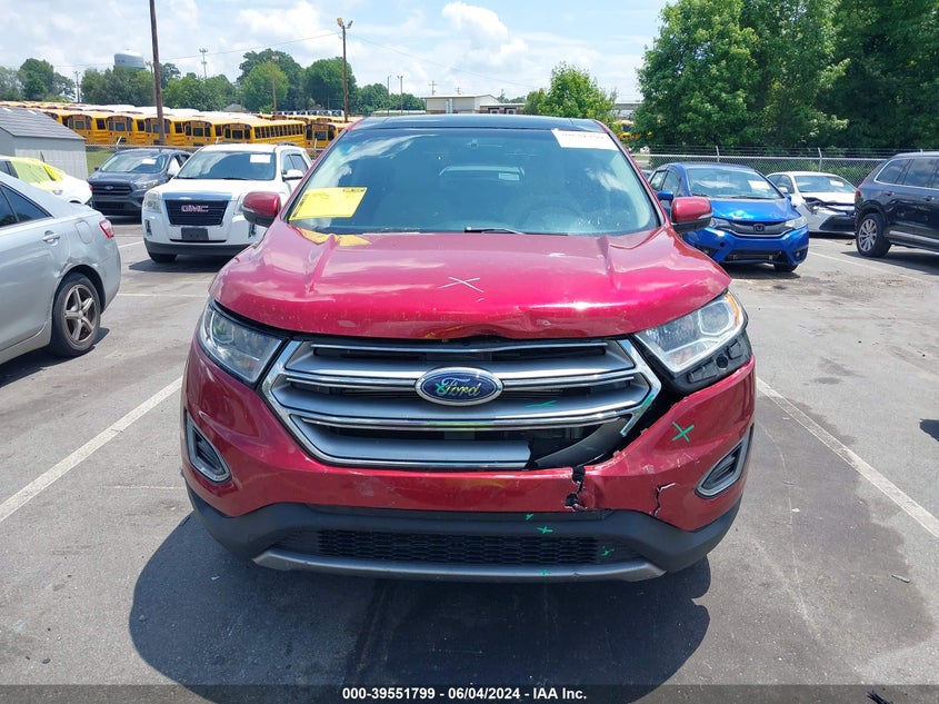 2015 Ford Edge Sel VIN: 2FMTK4J82FBB75954 Lot: 39551799