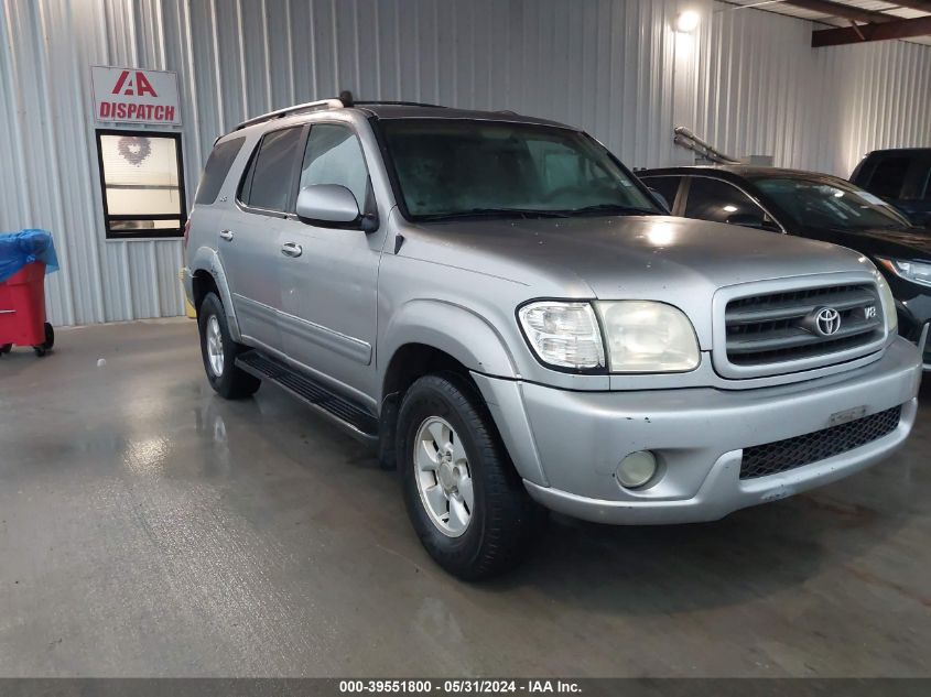 2004 Toyota Sequoia Sr5 V8 VIN: 5TDZT34A14S220477 Lot: 39551800