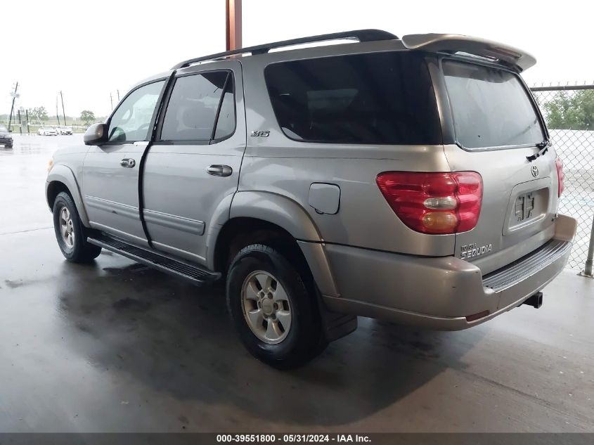 2004 Toyota Sequoia Sr5 V8 VIN: 5TDZT34A14S220477 Lot: 39551800