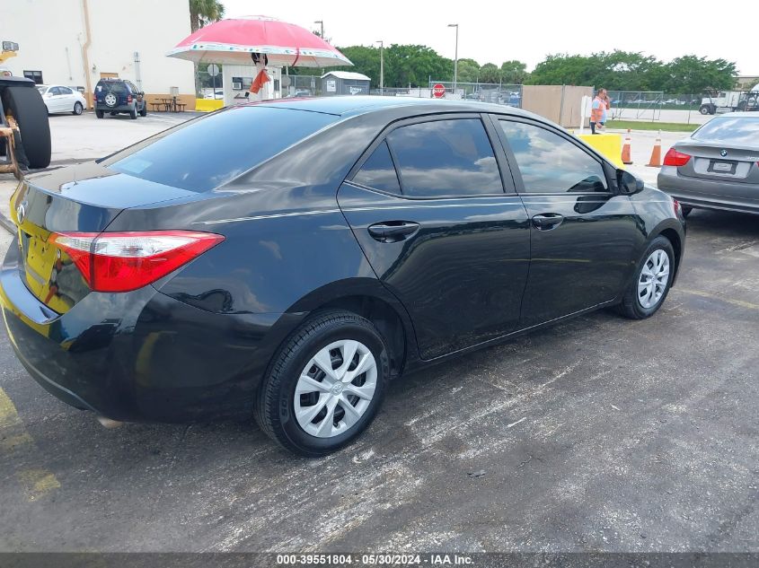 2015 Toyota Corolla L VIN: 2T1BURHE0FC310116 Lot: 39551804