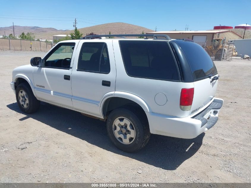 2002 Chevrolet Blazer Ls VIN: 1GNDT13W62K153219 Lot: 39551805