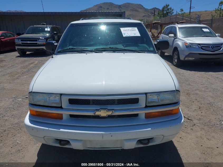 2002 Chevrolet Blazer Ls VIN: 1GNDT13W62K153219 Lot: 39551805