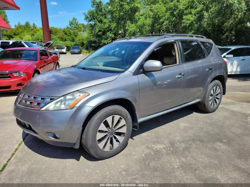 2005 Nissan Murano Sl VIN: JN8AZ08WX5W423468 Lot: 39551809