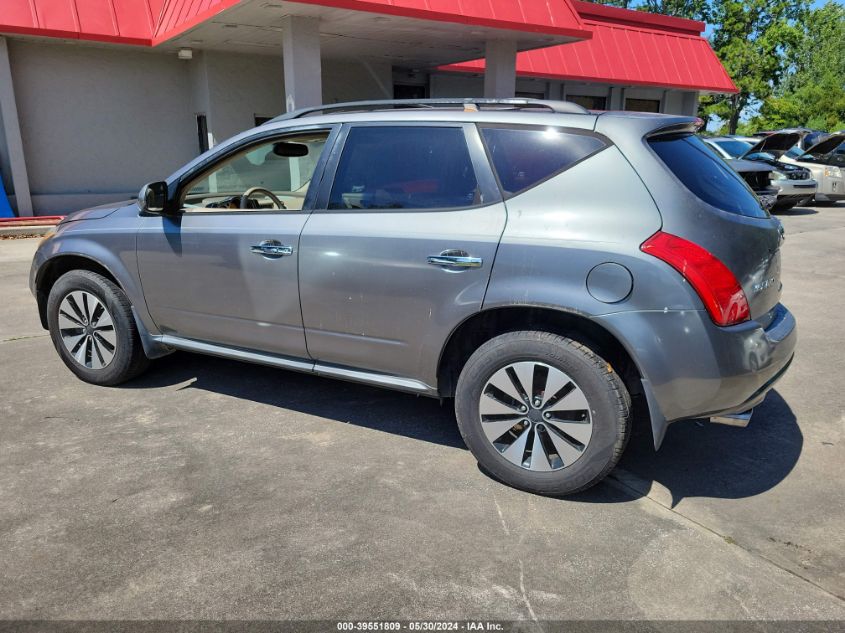 2005 Nissan Murano Sl VIN: JN8AZ08WX5W423468 Lot: 39551809