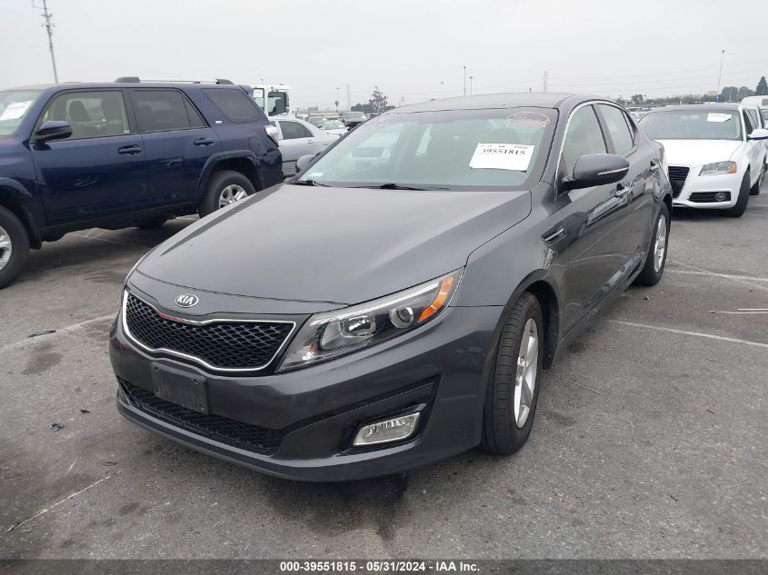 KNAGM4A77F5634226 2015 KIA OPTIMA - Image 2