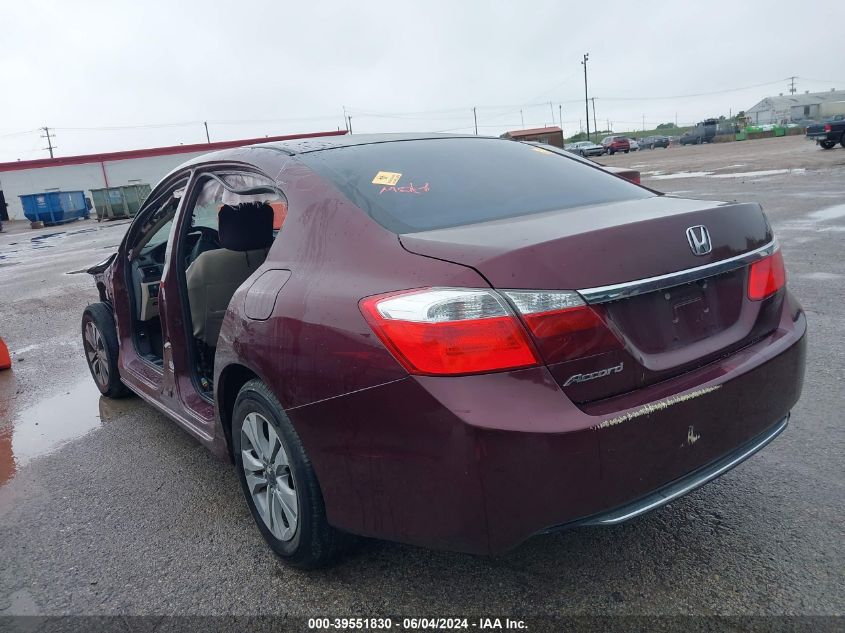 2014 Honda Accord Lx VIN: 1HGCR2F31EA178079 Lot: 39551830