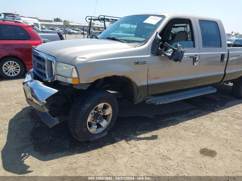 2004 Ford F-350 Lariat/Xl/Xlt VIN: 1FTSW31P44ED38207 Lot: 39551842