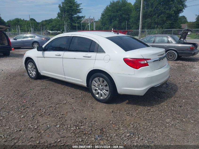 2014 Chrysler 200 Lx VIN: 1C3CCBAB1EN211724 Lot: 39551861