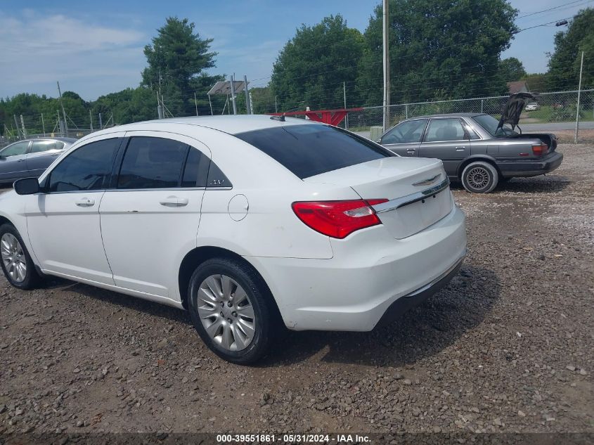 2014 Chrysler 200 Lx VIN: 1C3CCBAB1EN211724 Lot: 39551861