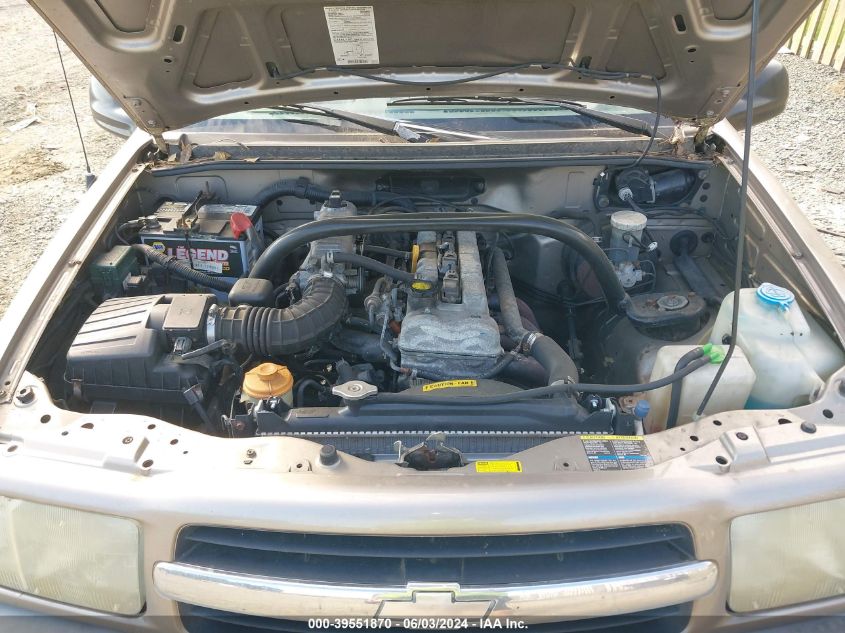 2002 Chevrolet Tracker VIN: 2CNBJ13CX26918894 Lot: 39551870