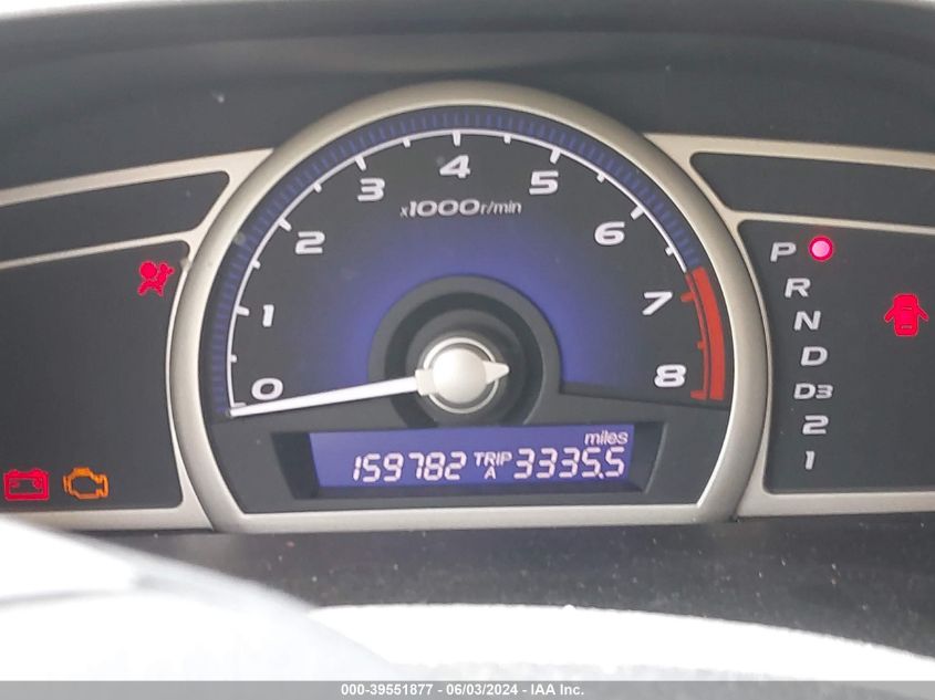 2009 Honda Civic Lx VIN: 2HGFA16519H361005 Lot: 39551877