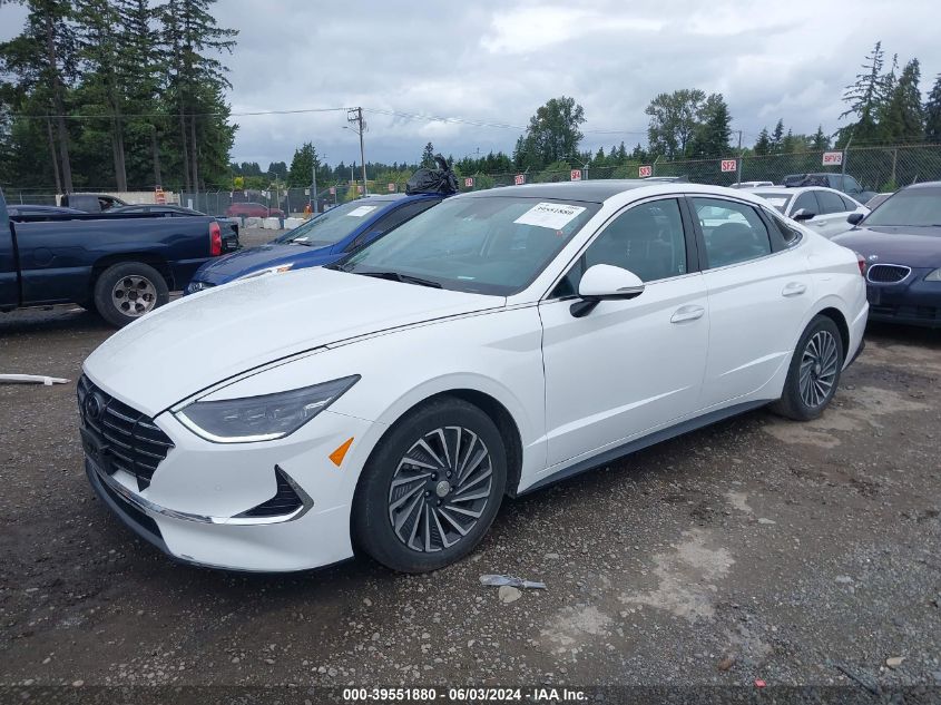 2020 Hyundai Sonata Hybrid Limited VIN: KMHL54JJXLA016181 Lot: 39551880