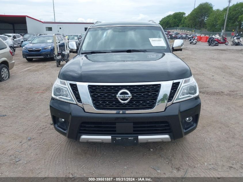 2017 Nissan Armada Sl VIN: JN8AY2NC6H9508335 Lot: 39551887