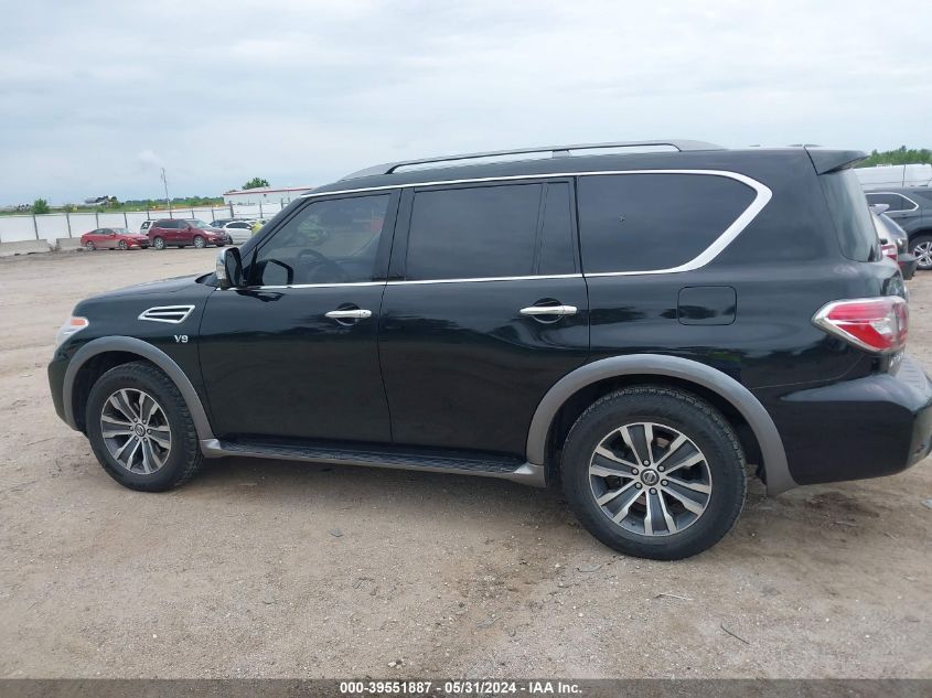 2017 Nissan Armada Sl VIN: JN8AY2NC6H9508335 Lot: 39551887