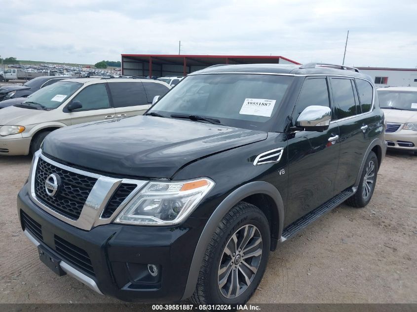 2017 Nissan Armada Sl VIN: JN8AY2NC6H9508335 Lot: 39551887