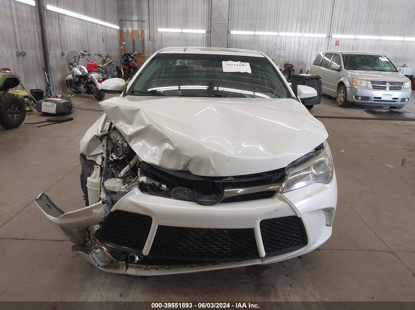 2016 Toyota Camry Se VIN: 4T1BF1FK7GU185300 Lot: 39551893