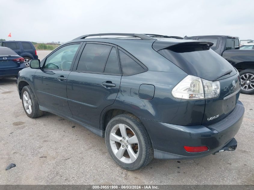 2007 Lexus Rx 350 VIN: 2T2GK31U77C025243 Lot: 39551908