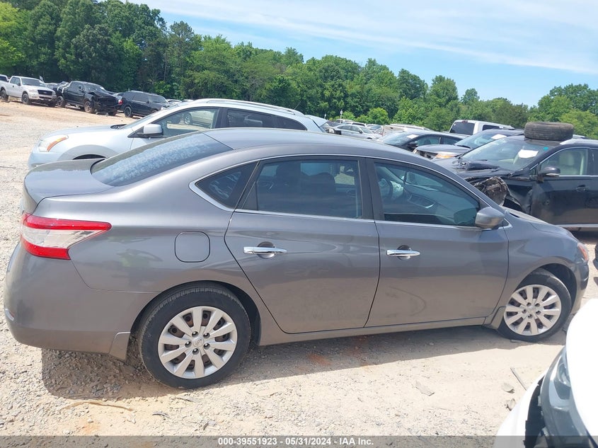 2015 Nissan Sentra S VIN: 3N1AB7AP1FY371169 Lot: 39551923