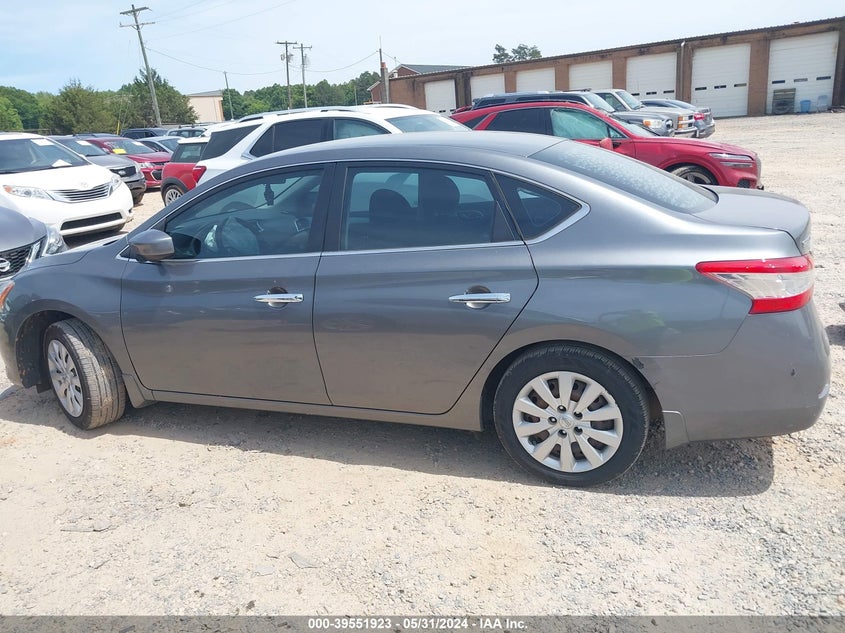 2015 Nissan Sentra S VIN: 3N1AB7AP1FY371169 Lot: 39551923