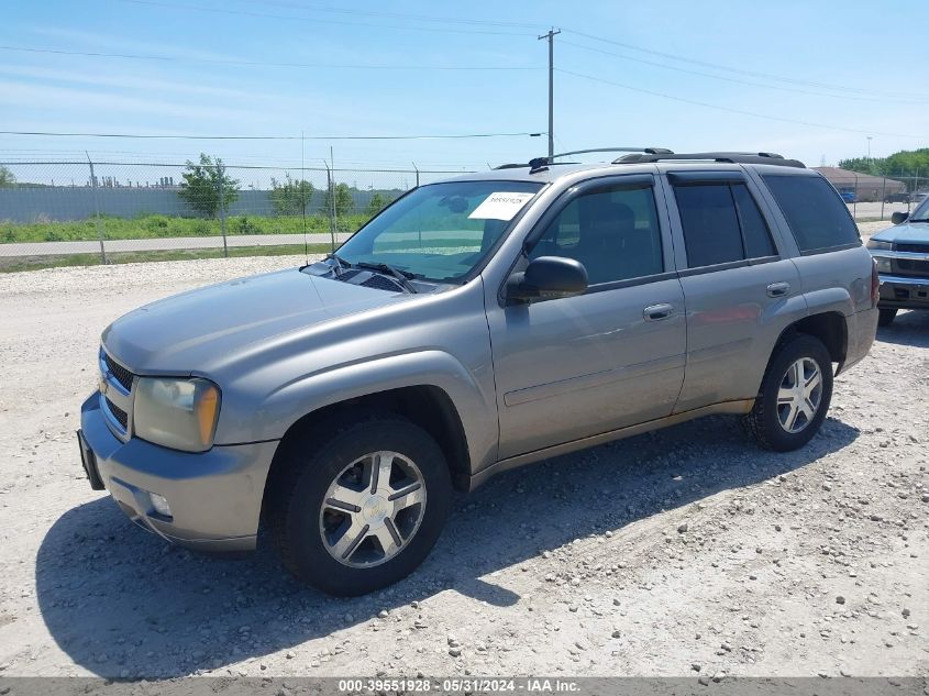 2007 Chevrolet Trailblazer Lt VIN: 1GNDT13S072182817 Lot: 39551928