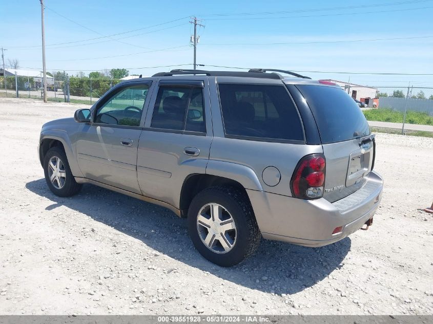 2007 Chevrolet Trailblazer Lt VIN: 1GNDT13S072182817 Lot: 39551928