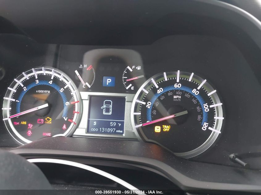 2016 Toyota 4Runner Sr5/Limited/Sr5 Premium VIN: JTEZU5JR3G511371 Lot: 39551930