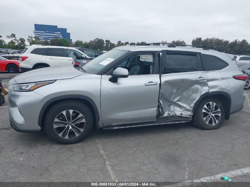 2020 Toyota Highlander Xle VIN: 5TDGZRBH7LS046812 Lot: 39551933