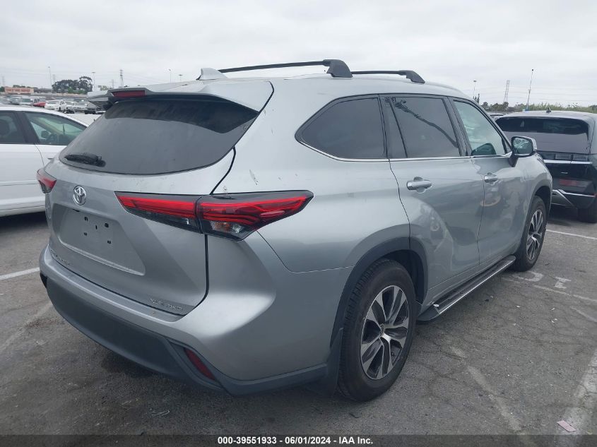 2020 Toyota Highlander Xle VIN: 5TDGZRBH7LS046812 Lot: 39551933