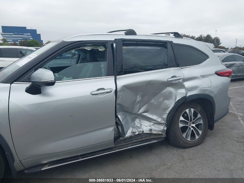 2020 Toyota Highlander Xle VIN: 5TDGZRBH7LS046812 Lot: 39551933