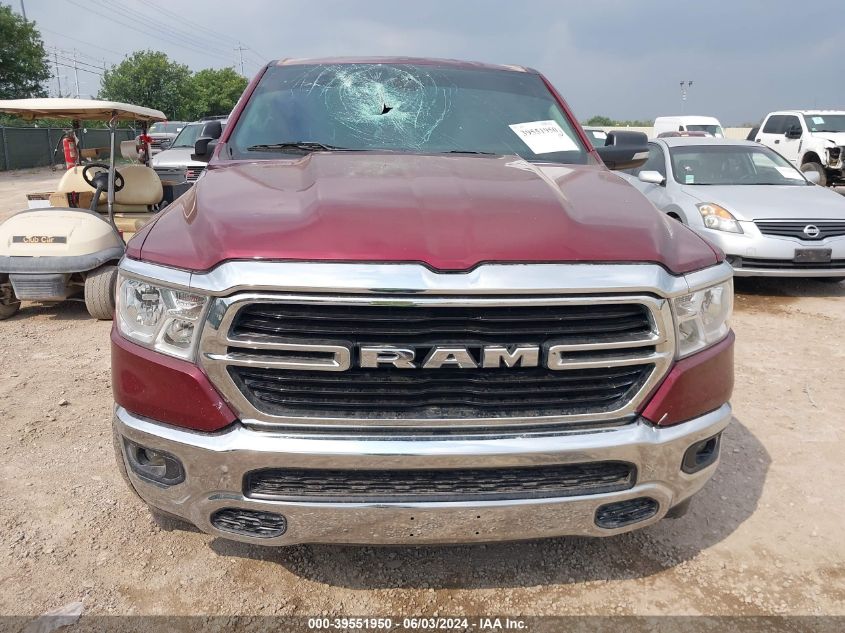 2019 Ram 1500 Big Horn/Lone Star 4X2 5'7 Box VIN: 1C6RREFT0KN716986 Lot: 39551950