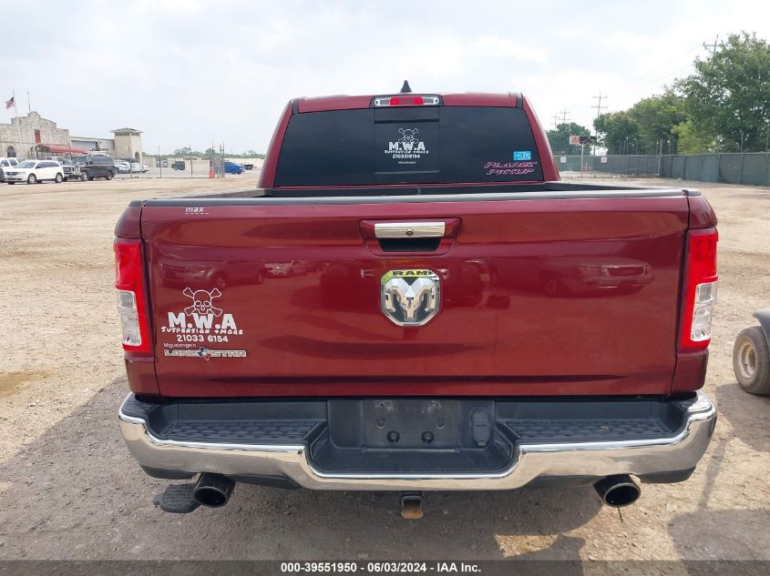 2019 Ram 1500 Big Horn/Lone Star 4X2 5'7 Box VIN: 1C6RREFT0KN716986 Lot: 39551950