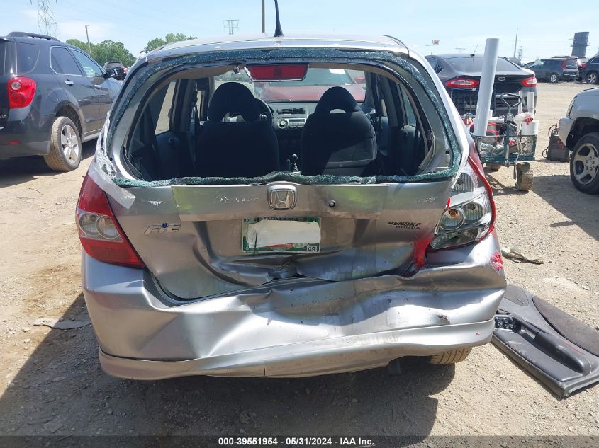 2007 Honda Fit Sport VIN: JHMGD37637S037930 Lot: 39551954