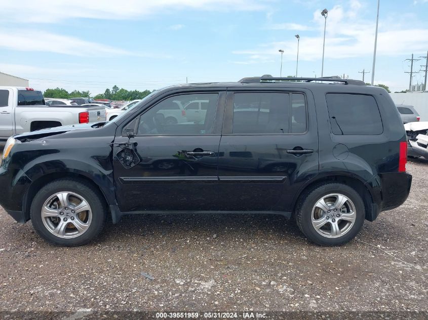 2012 Honda Pilot Ex-L VIN: 5FNYF3H51CB033758 Lot: 39551959
