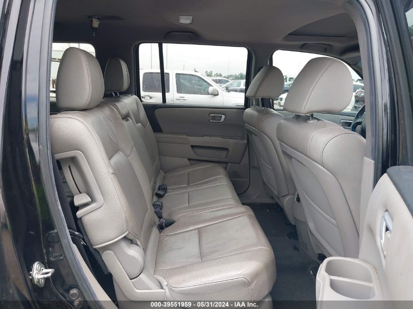 2012 Honda Pilot Ex-L VIN: 5FNYF3H51CB033758 Lot: 39551959